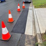 After Image of Asphalt Patch Repairs & Layback Gutter Edge Repairs in Padstow Heights, NSW