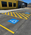 Disabled Bay Line Marking by Linemarking and Signs WA