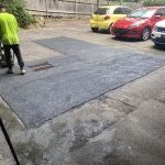 After Image of Overlay Asphalt Patch Repairs for Service Heroes in Waverton, NSW