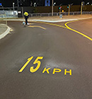 Thermoplastic Line Marking 15KPH by Line Marking and Signs WA