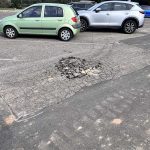 Before Image of Asphalt Carpark Repair in Kingsgrove, NSW