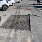 During Image of Asphalt Carpark Repair in Kingsgrove, NSW