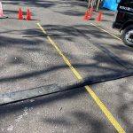 During Image of Cut and Replace Asphalt Patch Repair for Janus International Australia in Blaxland, NSW