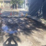 Before Image of Asphalt Patch Repair in Surry Hills, NSW