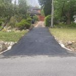 Completed Asphalt Driveway Crossover Resheet in South Turramurra, NSW