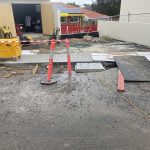 Before Image of Asphalt Patch Repair for Cyclo Group in Allambie Heights, New South Wales