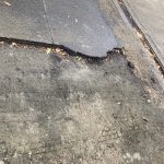 Before Image of Asphalt Patch Repair for Cyclo Group in Allambie Heights, New South Wales