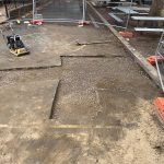 During Image of Asphalt Trench Reinstatement for Mr Water Plumbing Services Pty Ltd at Glebe Public School, New South Wales